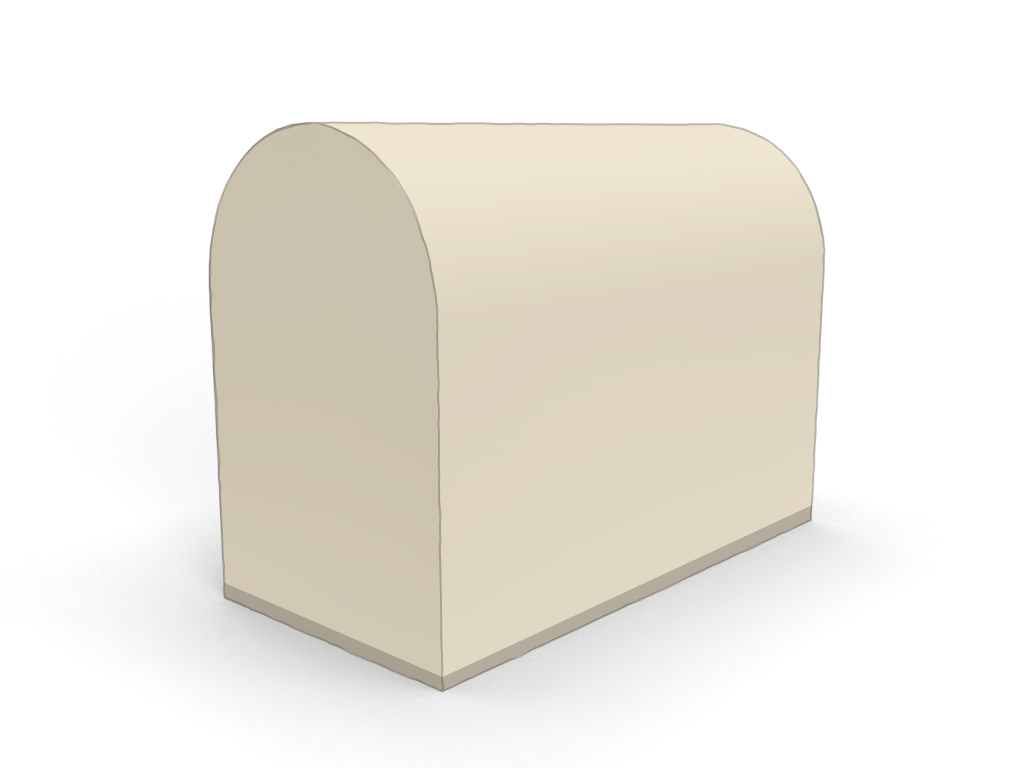 Housse Coffre en Membrane PVC 670gr/m² Beige ral 1015