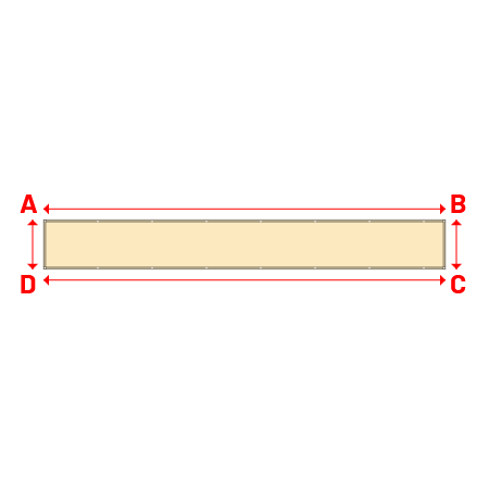 Bâche Rectangle en Protect 670 : La référence en matière de protection étanche Beige ral 1015 - 7.00x0.86m