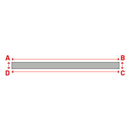 Bâche Rectangle en MaxiProtect 900 : Protection & grammage renforcé Gris agate RAL 7038 - 10.40x0.65m