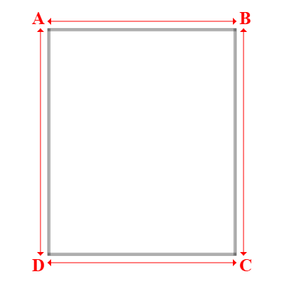 Bâche Rectangle en Protect 670 : La référence en matière de protection étanche Blanc RAL 9016 - 3.20x3.85m